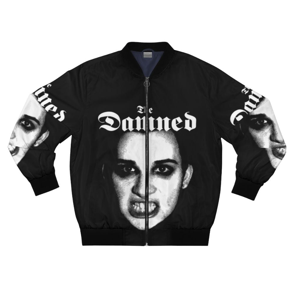 The Damned Bomber Jacket - A Stylish Blend of Punk and Gothic Fashion