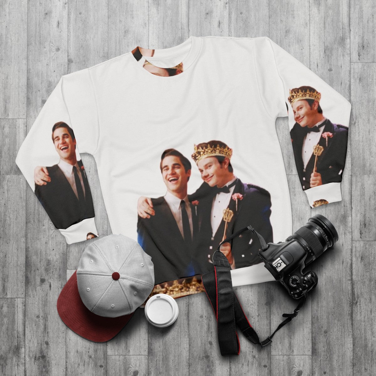 Prom Klaine Sweatshirt - flat lay