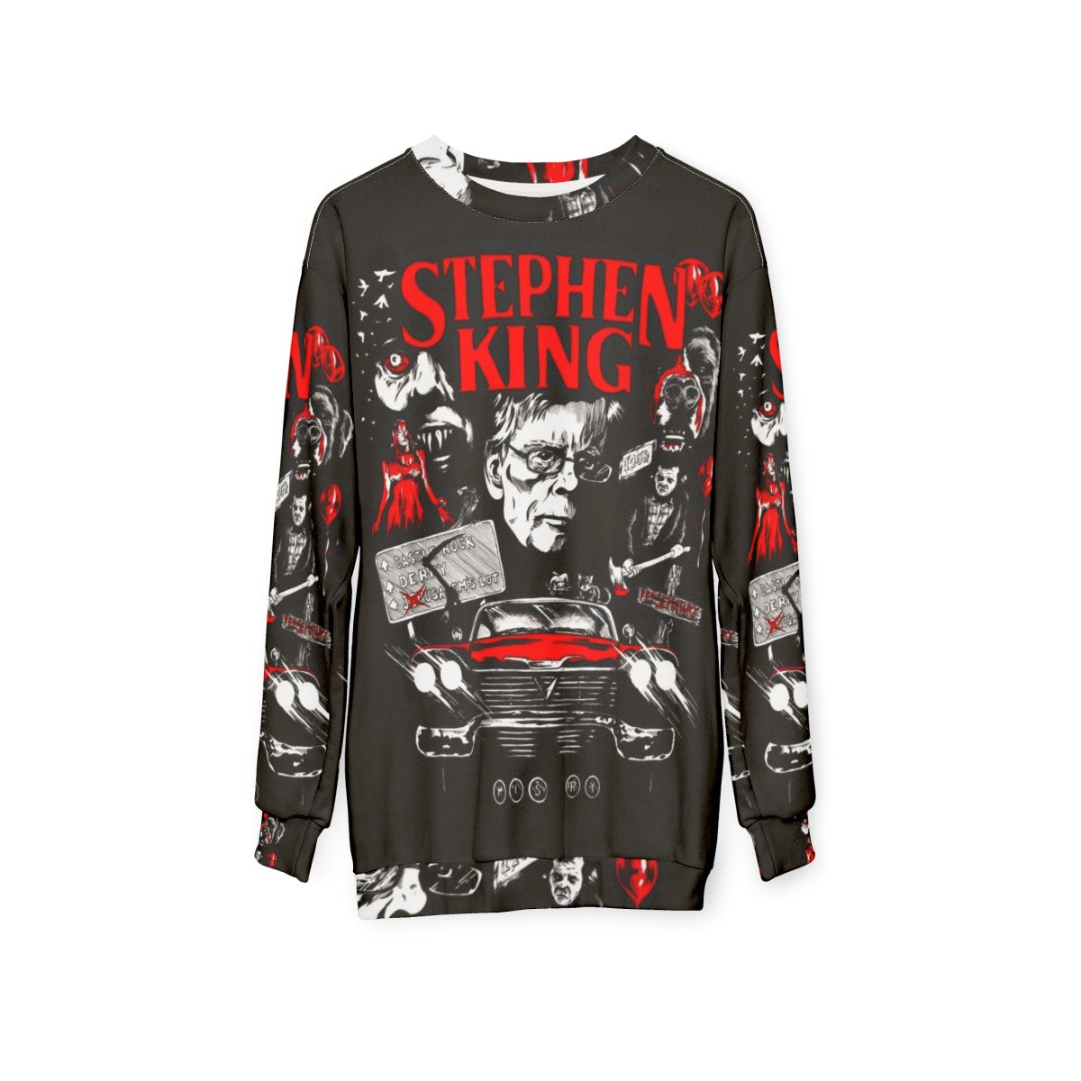 The King Sweatshirt 3 - Stephen King Inspired Clothing - hanging