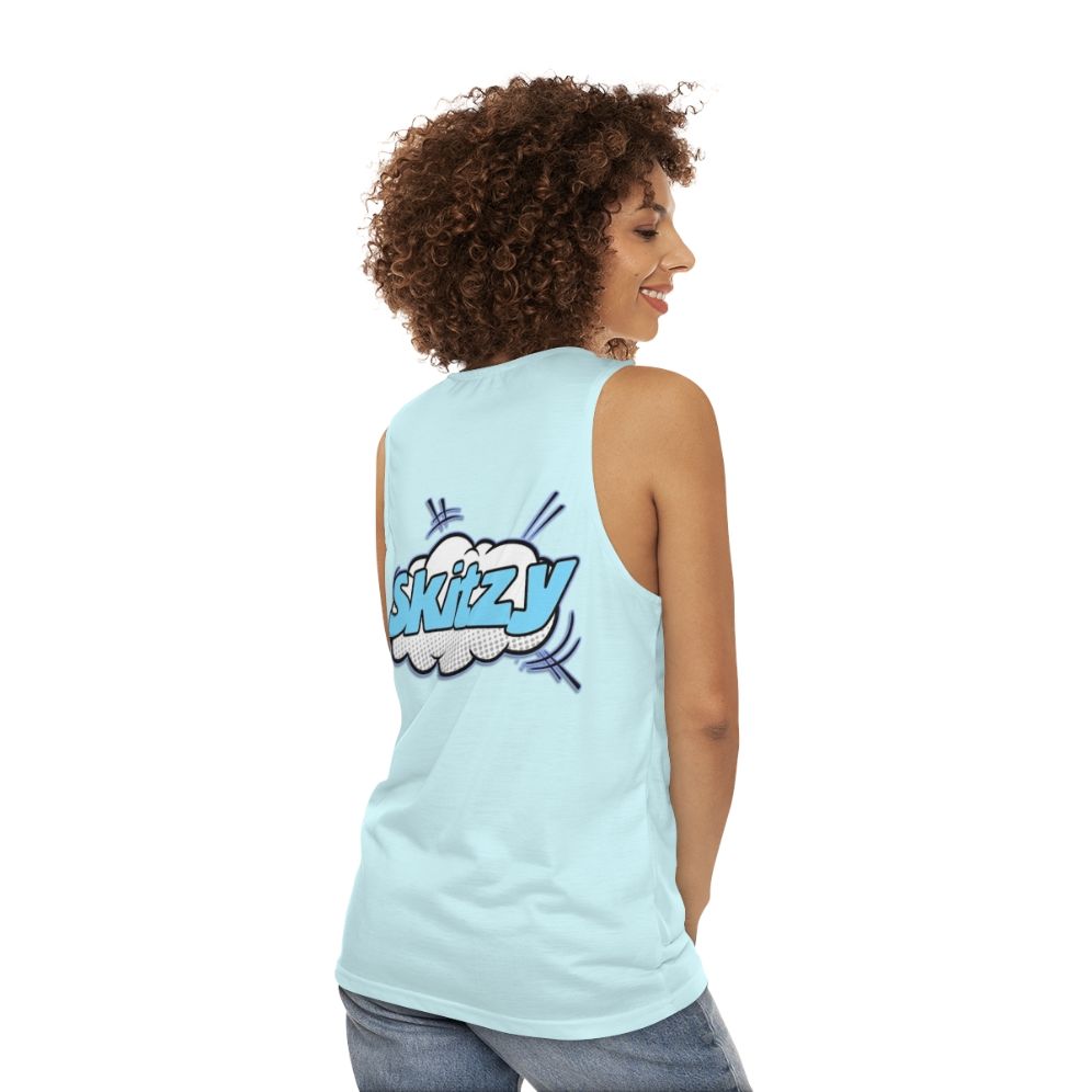 Unisex 'Skitzy' YouTube Merch Tank Top - women back