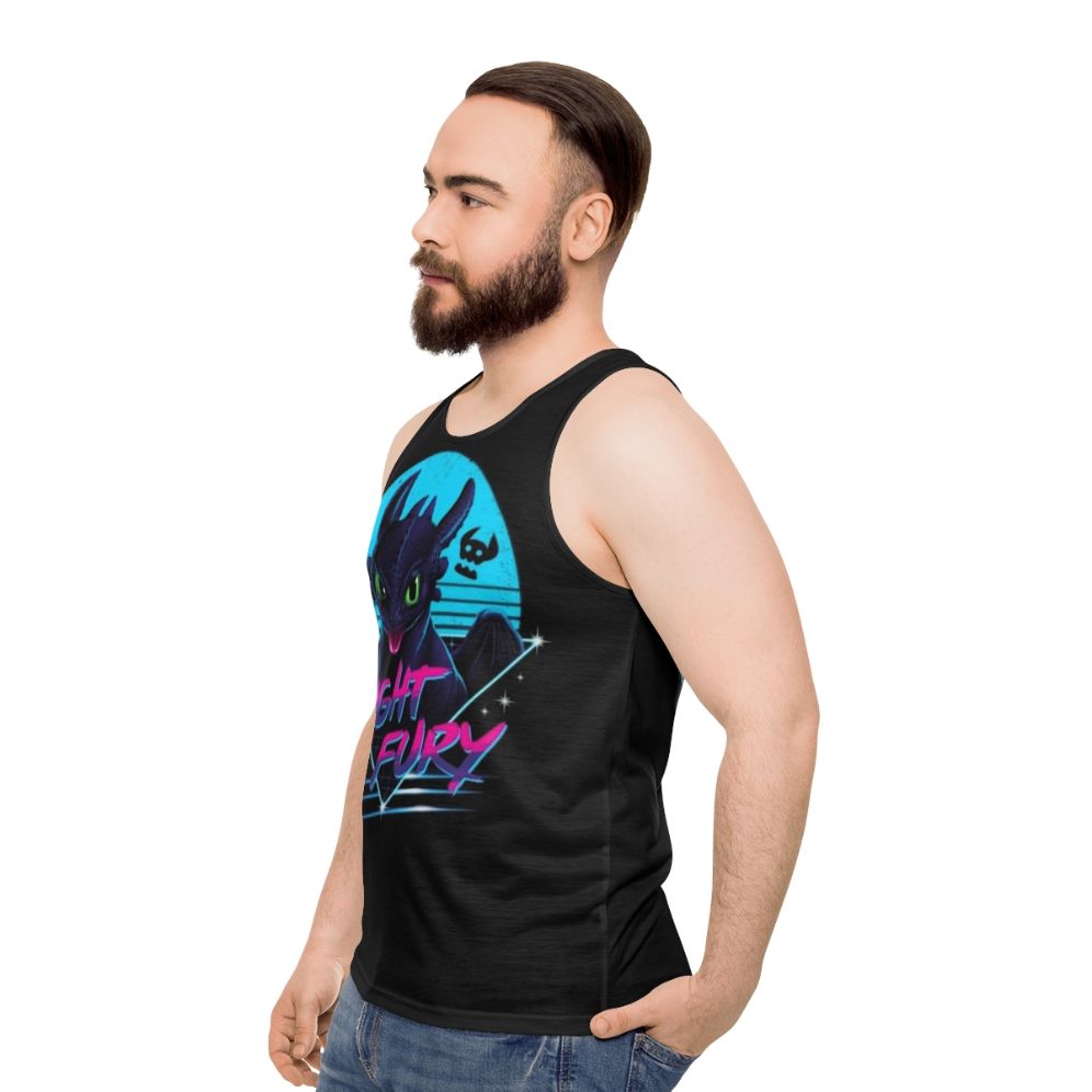 Toothless Night Fury Unisex Tank Top - men side