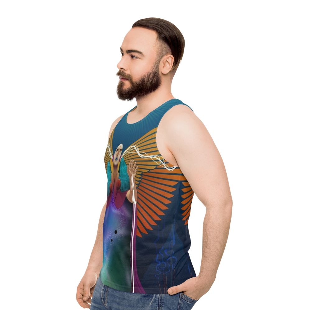 Tarot Major Arcana Temperance Unisex Tank Top - men side