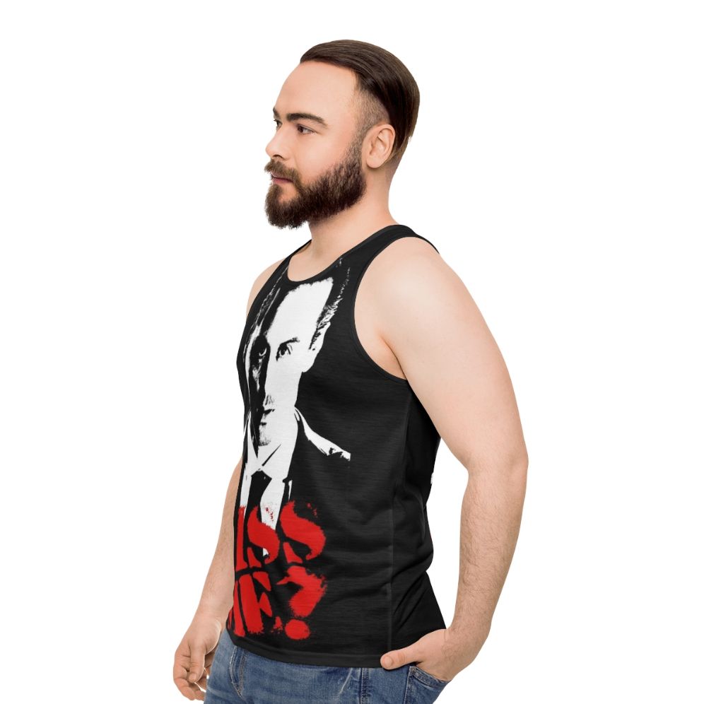 Sherlock Inspired Moriarty Unisex Tank Top - men side