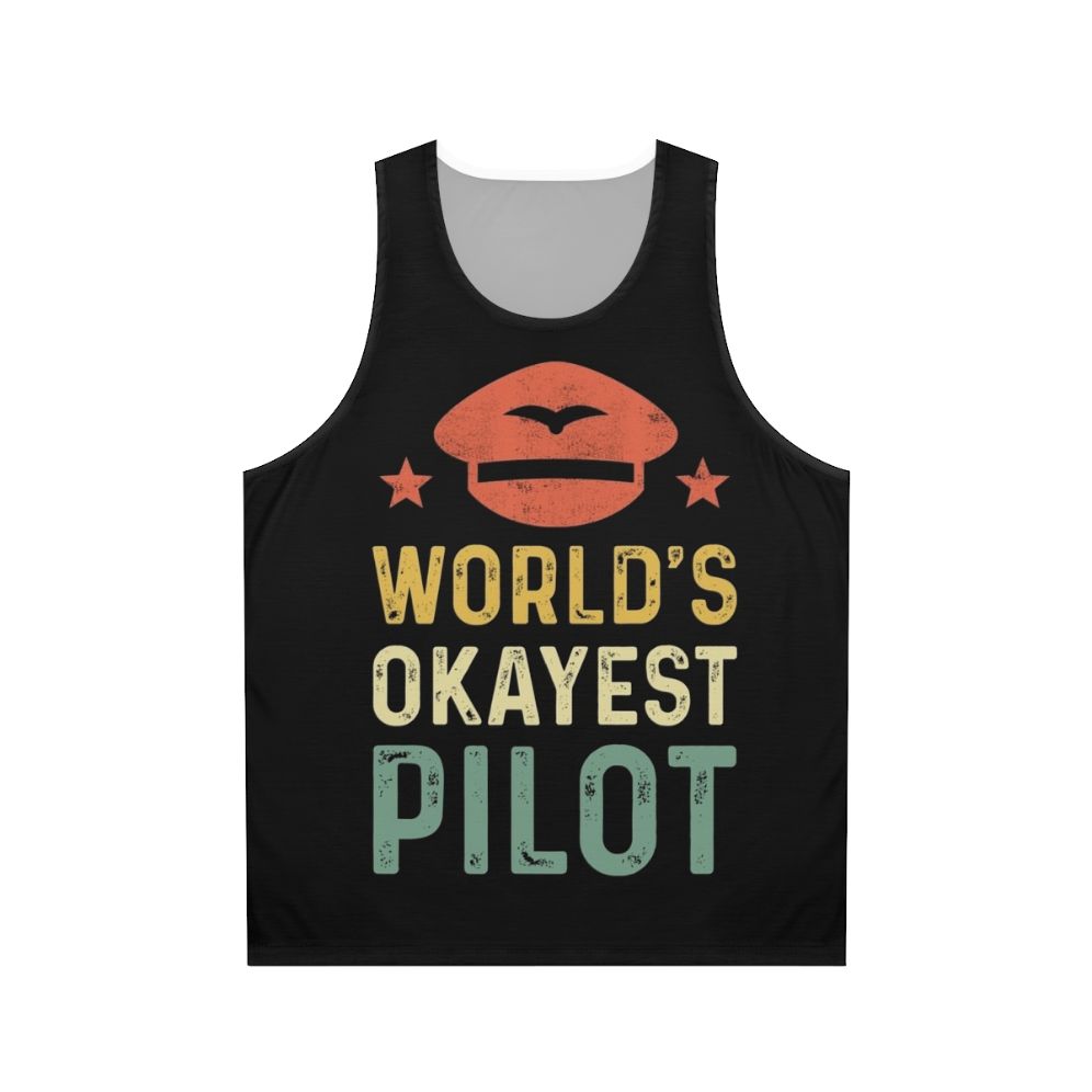 "Worlds Okayest Unisex Tank Top"