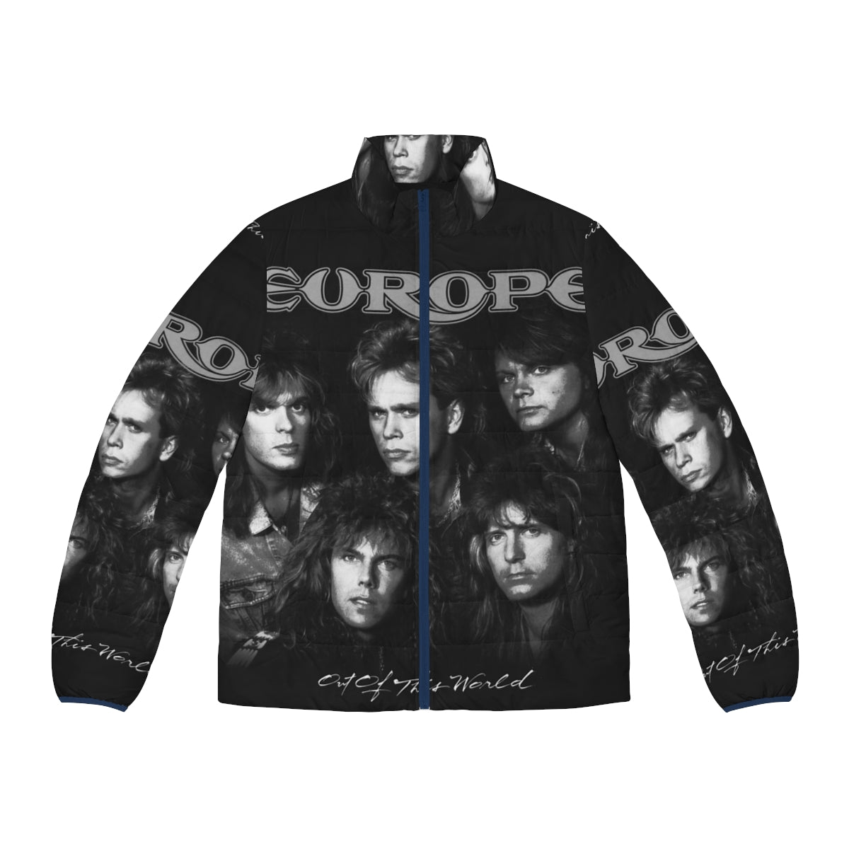 Nineeb Europe Band "War Of Kings" Puffer Jacket for Heavy Metal Concerts and Tours