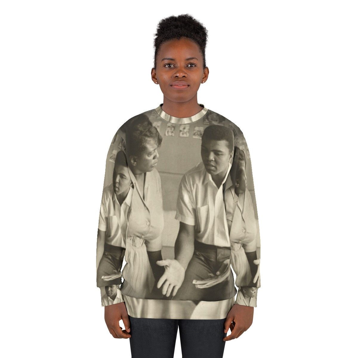 Fannie Lou Hamer and Muhammad Ali civil rights and equality sweatshirt - women