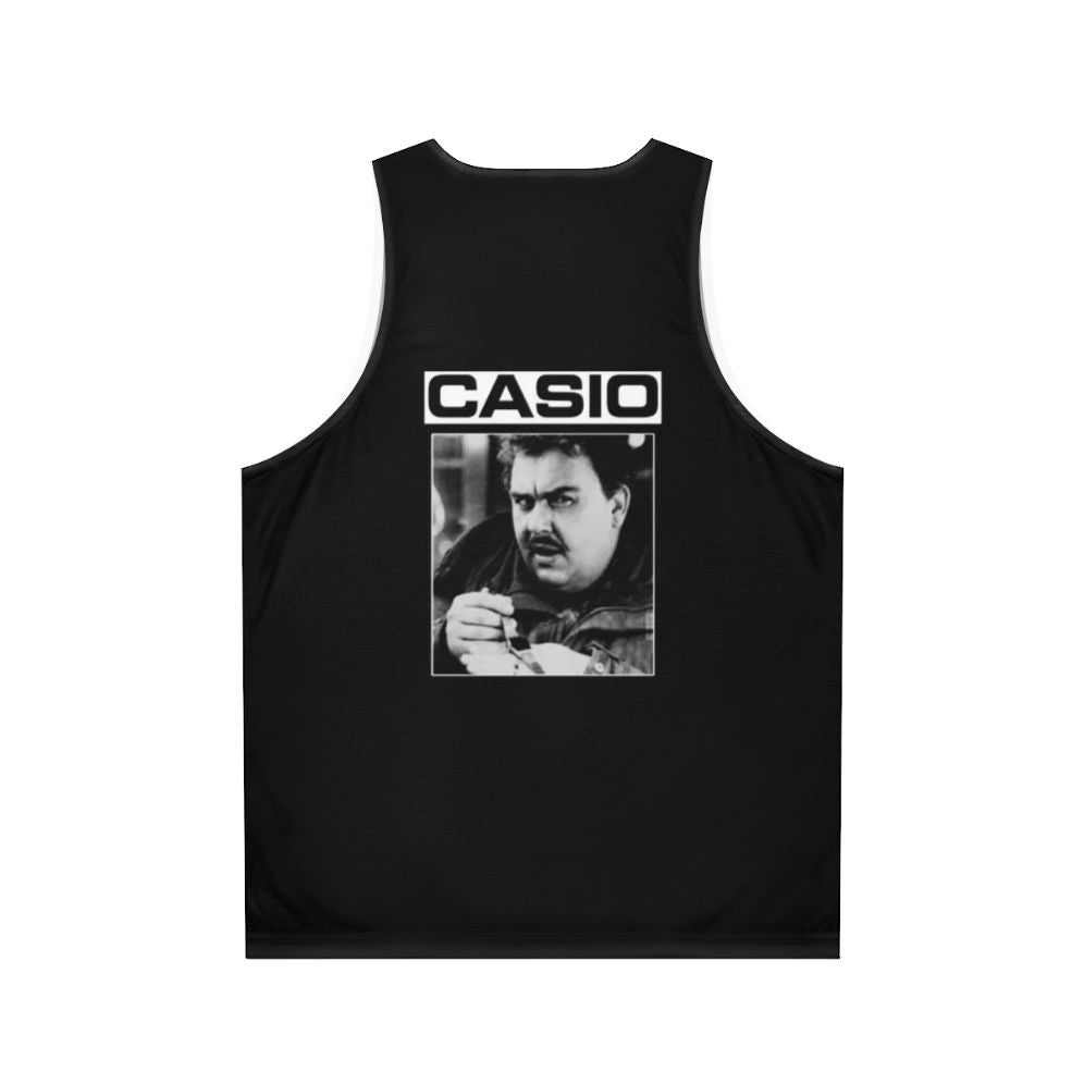 Retro John Candy Casio Unisex Tank Top - Back