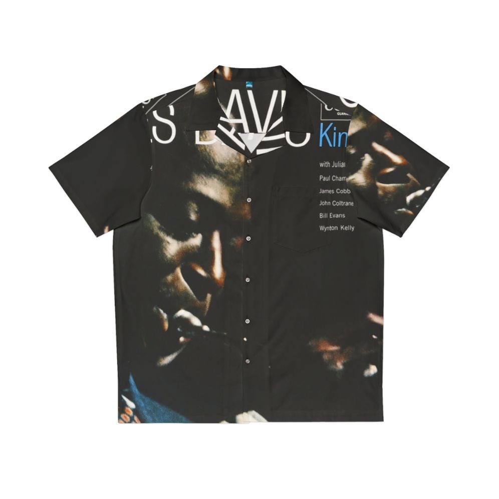 Blue Hawaiian Shirt Inspired by Jazz Icon Miles Davis