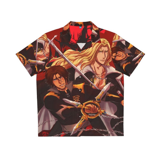 Trevor Belmont and Alucard Castlevania Dynamic Duo Hawaiian Shirt