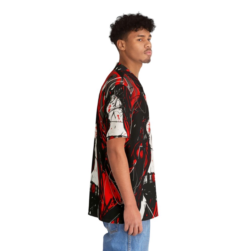 Demolition Hawaiian Shirt with Tropical Print Pattern - People Pight