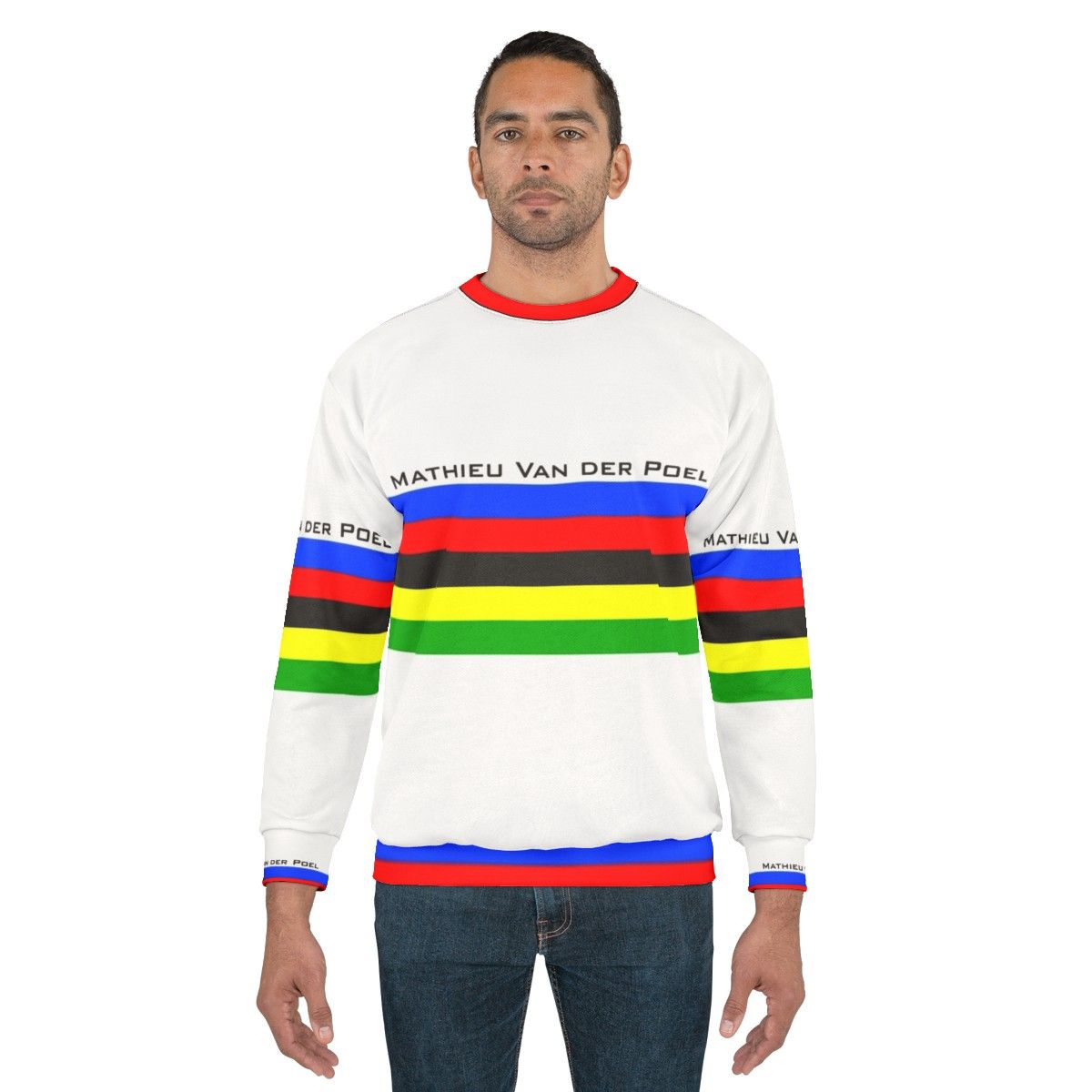 Mathieu Van Der Poel Cycling Champion Sweatshirt - men