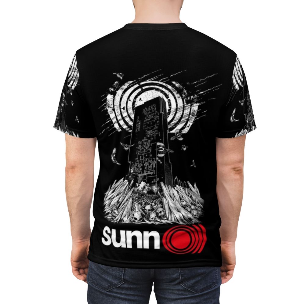 Sunn O Inspired Doom Metal Drone Metal T-Shirt - men back