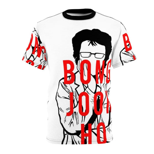 T-shirt featuring the name and filmography of acclaimed Korean director Bong Joon-ho