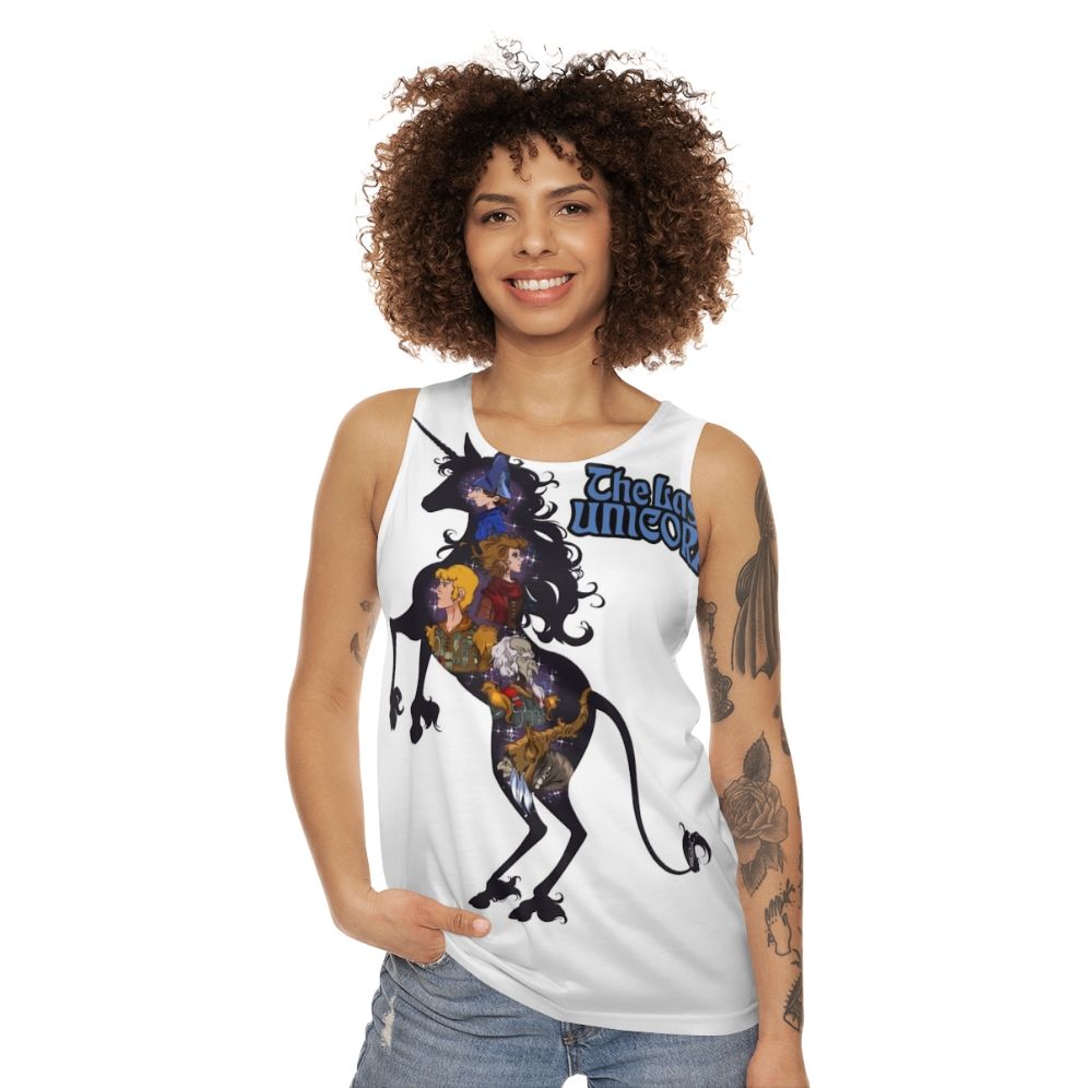 Unicorn Silhouette Unisex Tank Top - women