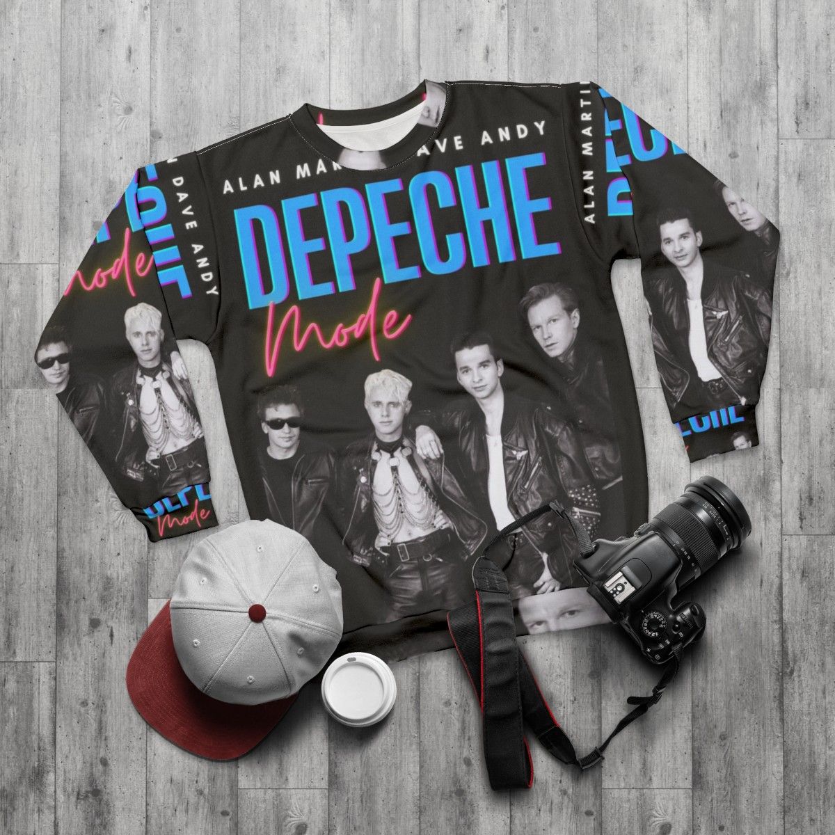 Depeche Mode 80s Sweatshirt - flat lay