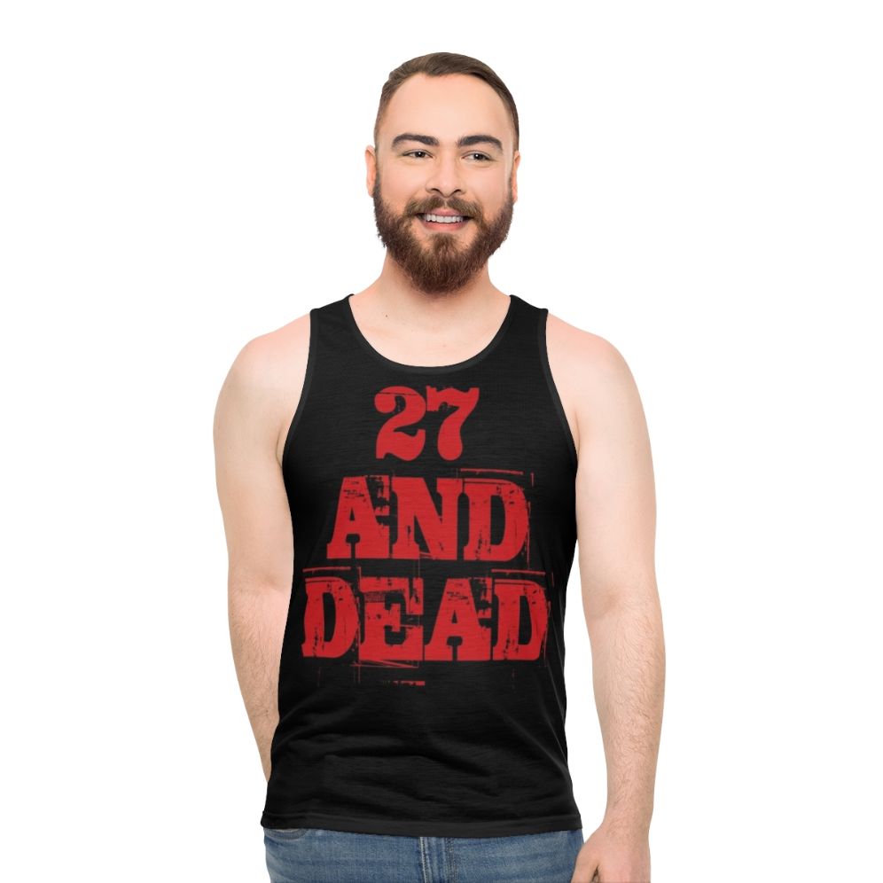 27 & Dead Unisex Retro Music Tank Top - men