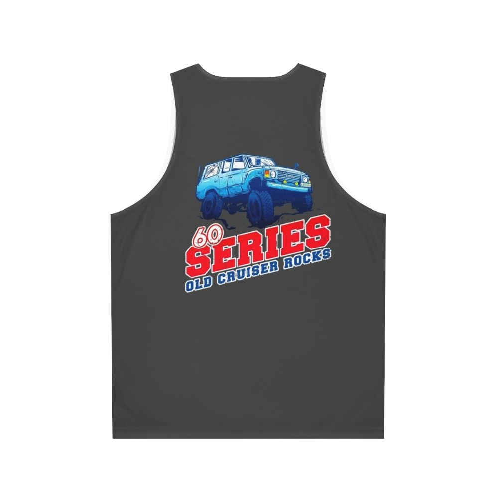 Vintage Toyota Land Cruiser 60 Series Unisex Tank Top - Back