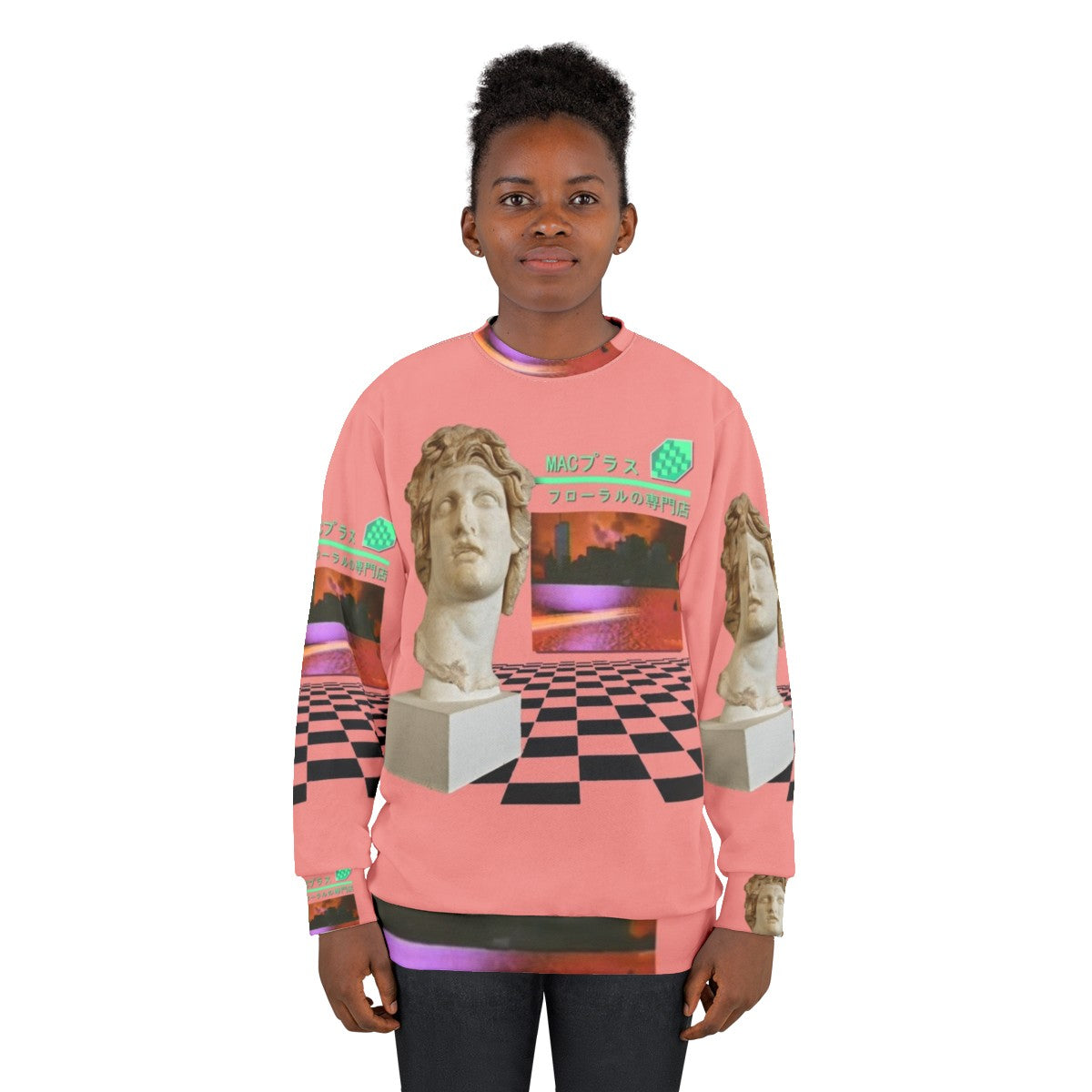 Floral Shoppe Macintosh Plus Vaporwave Sweatshirt - women