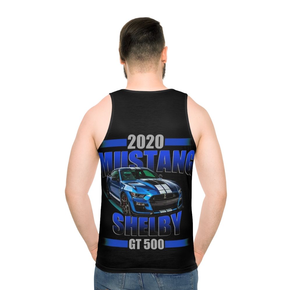 2020 Shelby GT500 Unisex Muscle Car Tank Top - men back