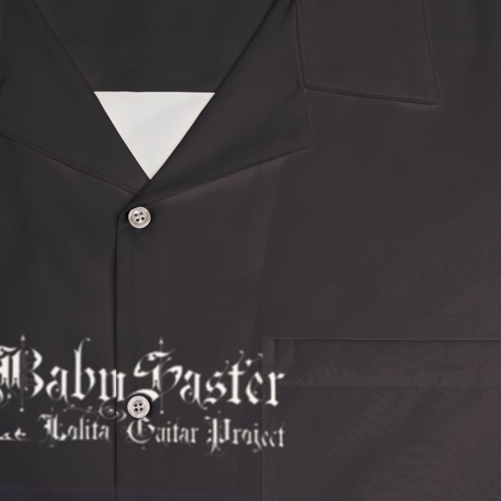 Babysaster Gothic Lolita Hawaiian Shirt for Guitar Players on YouTube - Detail