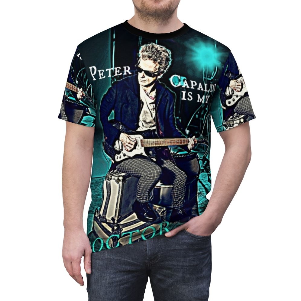 Peter Capaldi Inspired Doctor Who T-shirt - men front