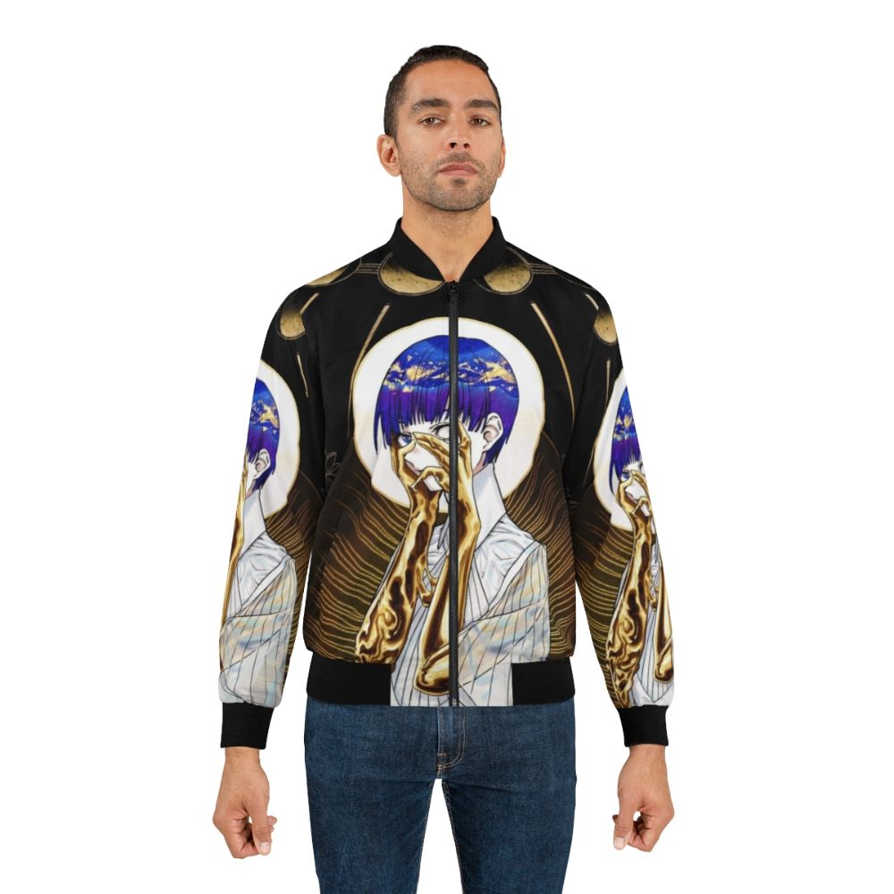 Phosphophyllite CGI anime-inspired bomber jacket from the manga "Land of the Lustrous" - Lifestyle