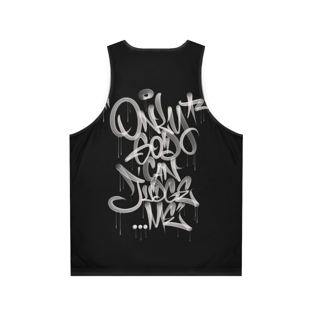 2Pac 'Only God Can Judge Me' Unisex Tank Top - Back