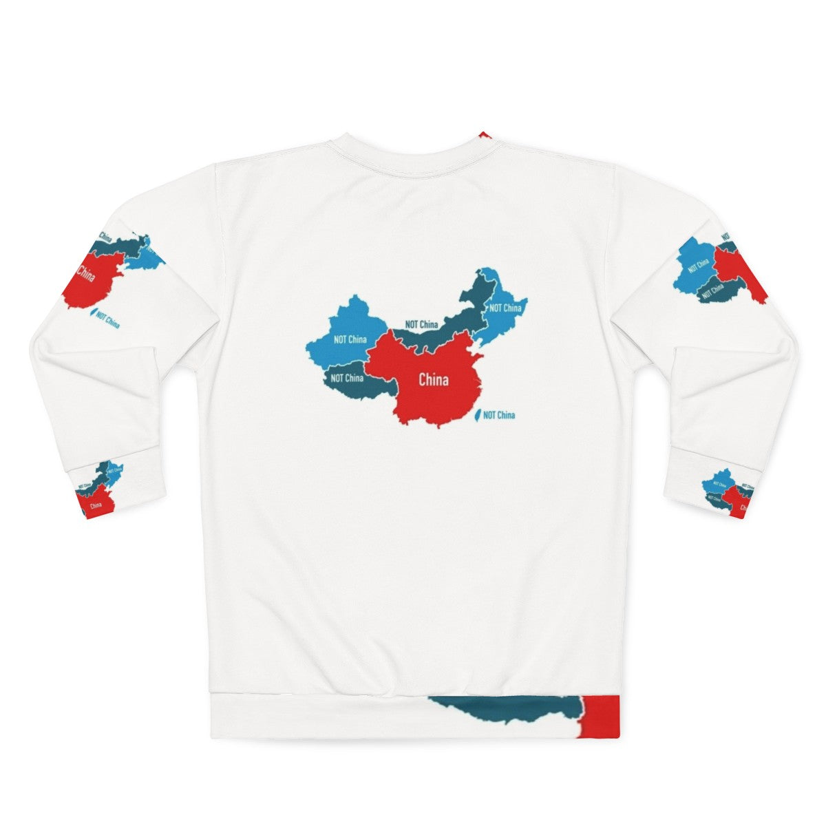 Anti-CCP political sweatshirt with focus on freedom - Back