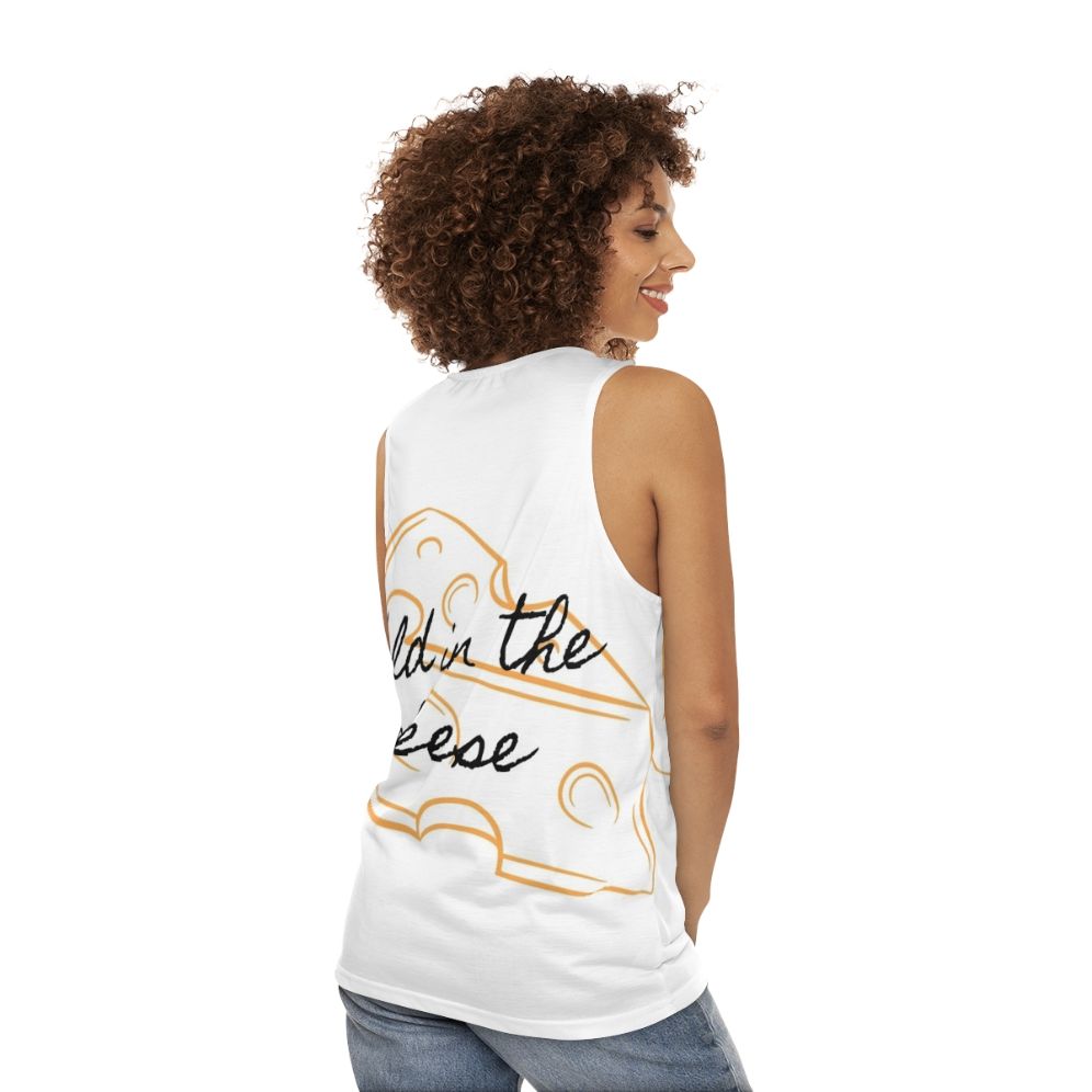 Unisex Fold In The Cheese Tank Top Schitt's Creek Inspired - women back