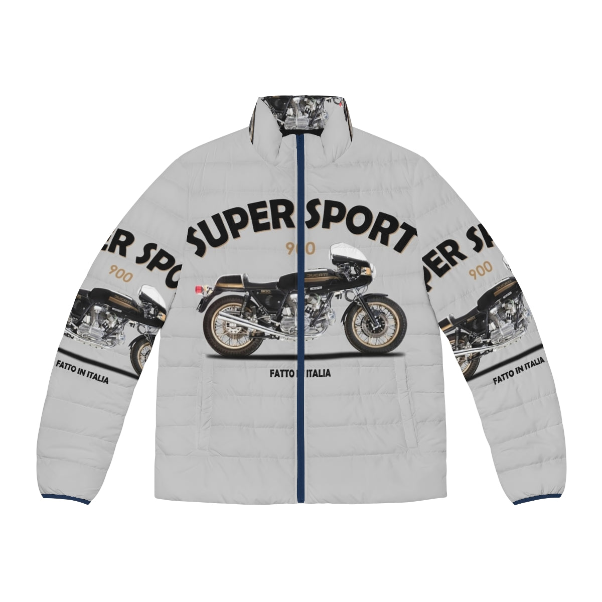 Vintage 900 Super Sport motorcycle puffer jacket