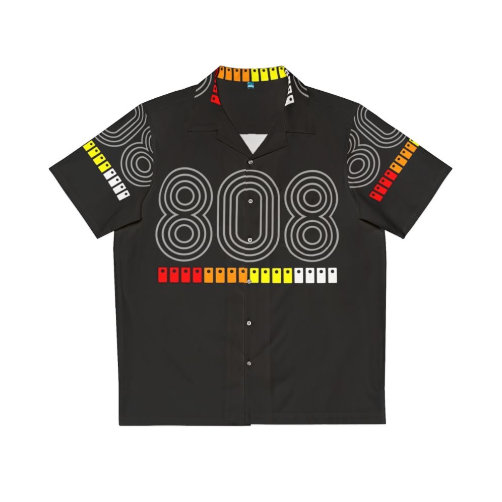 808 Hawaiian Shirt featuring electronic music inspired design