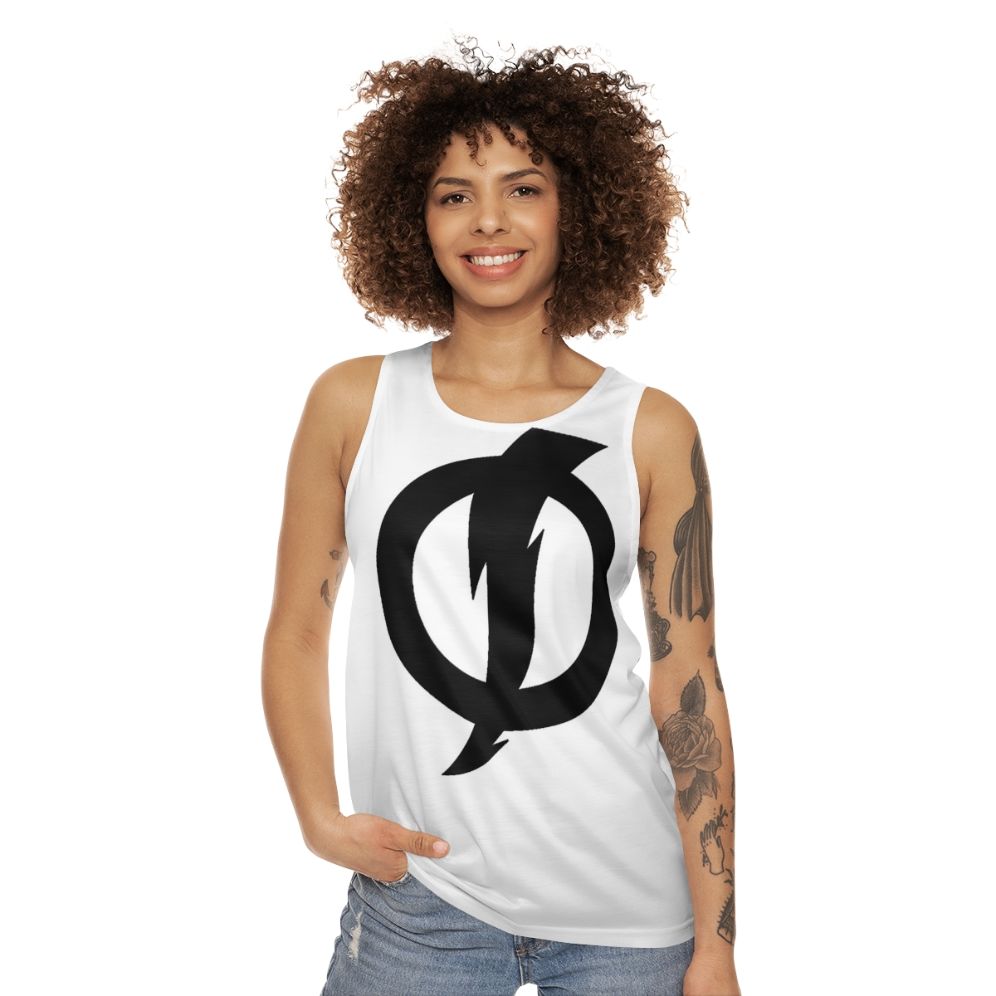 Static Shock Unisex Tank Top - women