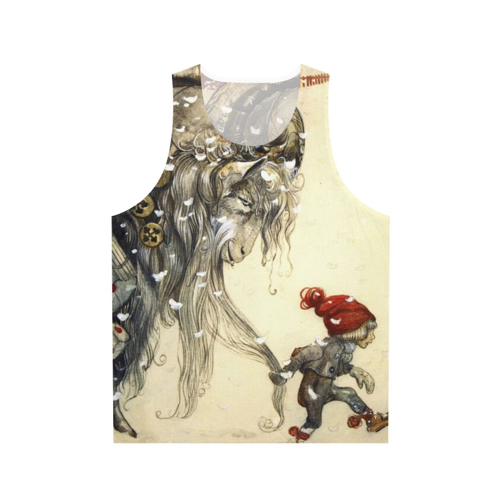 Yule Goat John Bauer Christmas Tank Top