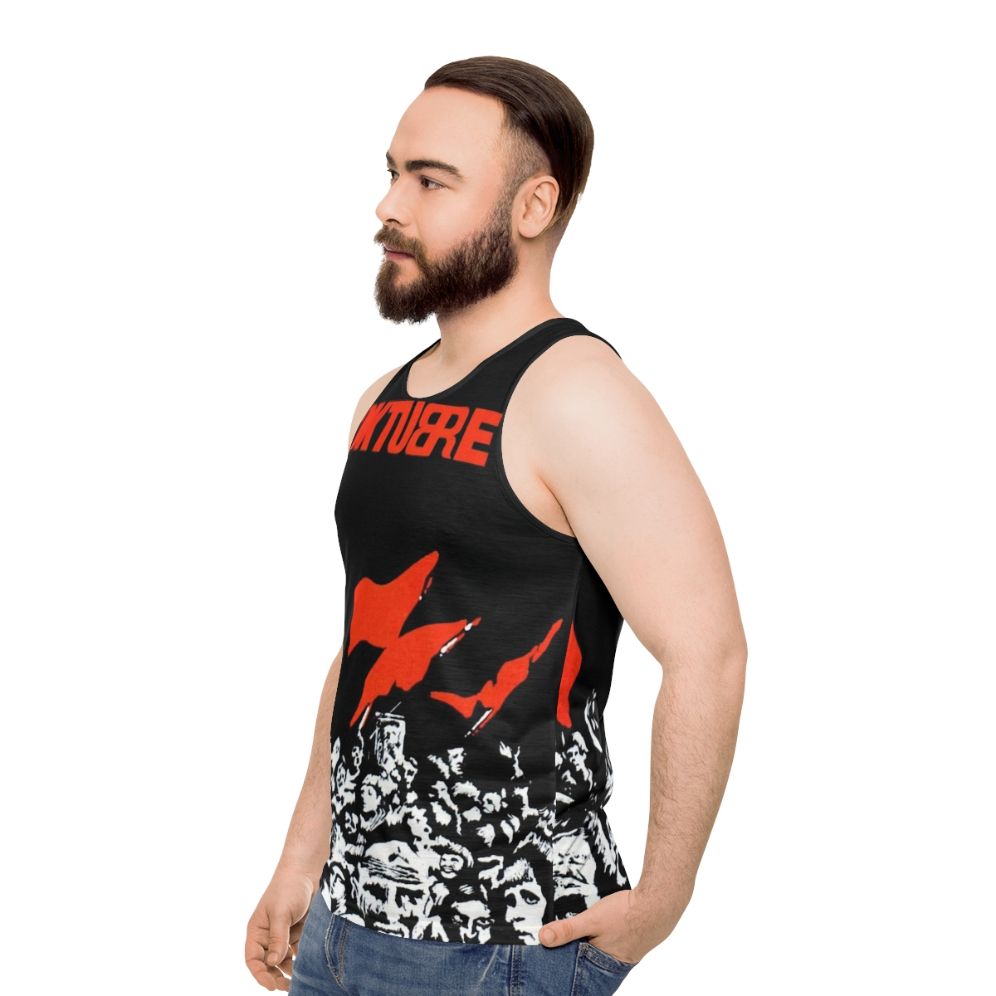 Oktubre Unisex Tank Top - men side