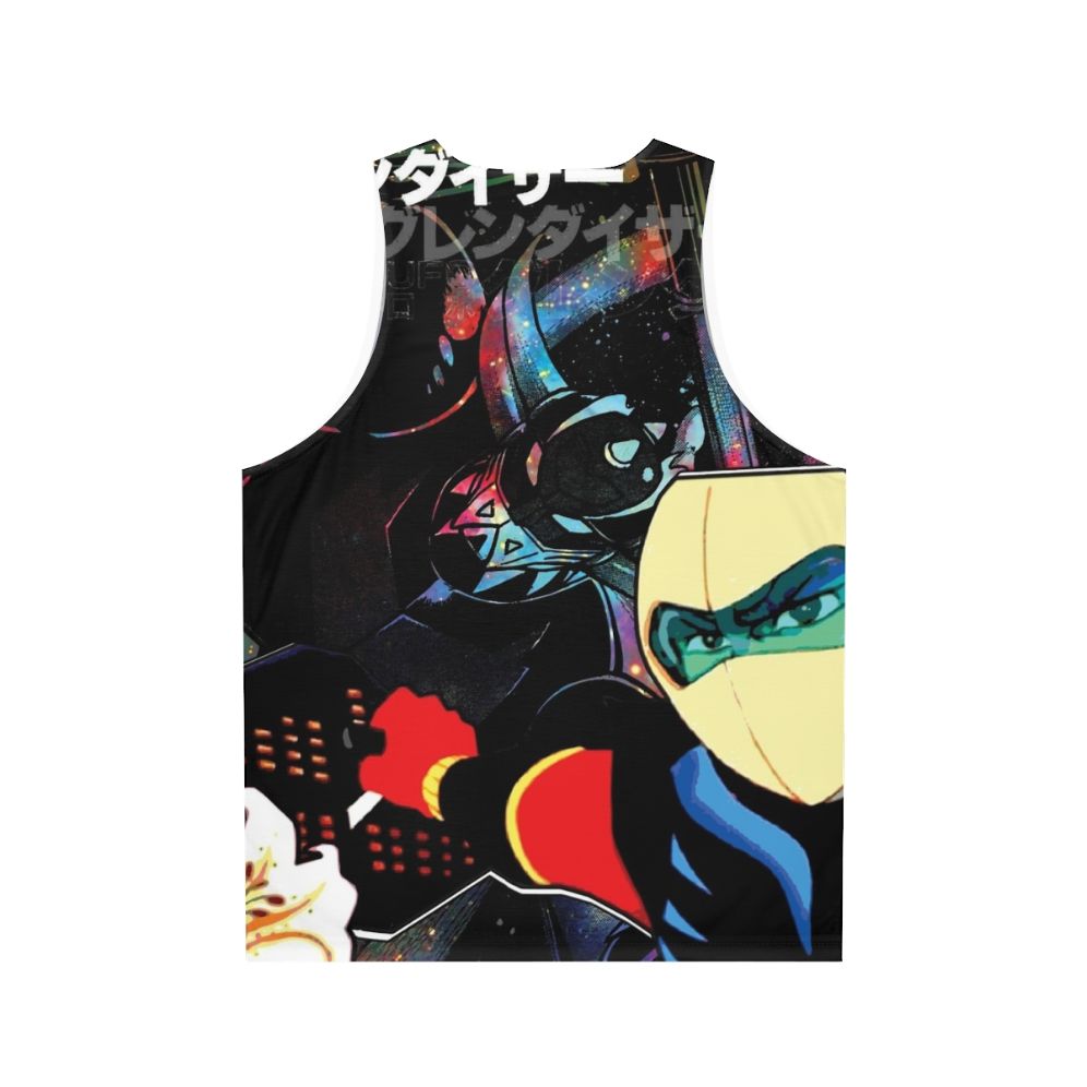 Goldorak Grendizer anime mecha unisex tank top - Back