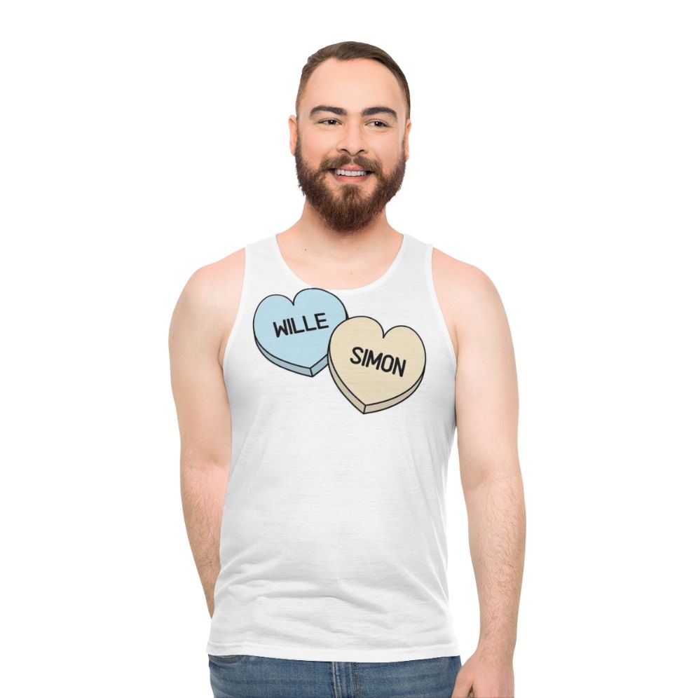 Young Royals Prince Wilhelm and Simon Eriksson Unisex Tank Top - men