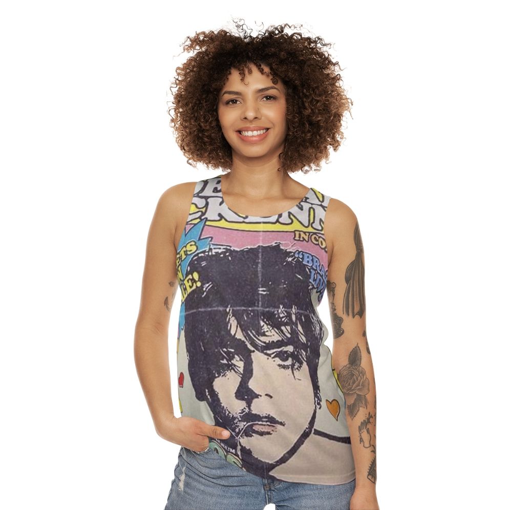 Retro Declan Mckenna Unisex Tank Top - women