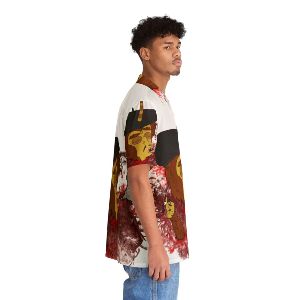 Big Mouth Maury Hawaiian Smoking Shirt 2 - People Pight