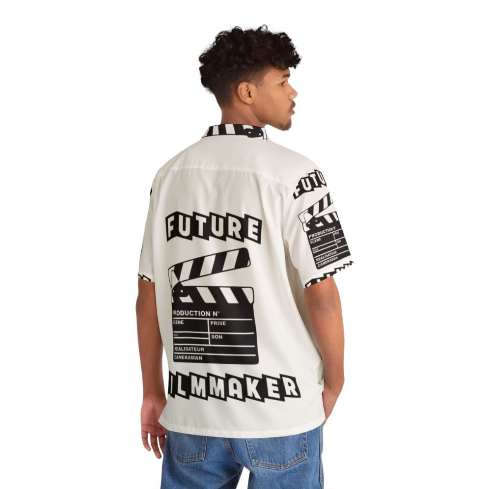 future filmmaker hawaiian shirt for movie lovers - People Back