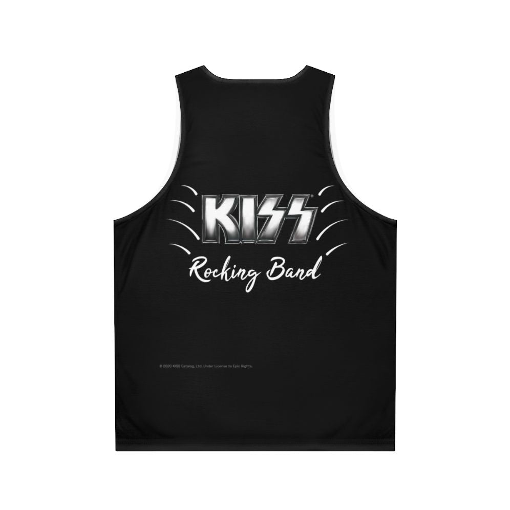 Kiss the Band Rocking Band Unisex Tank Top - Back