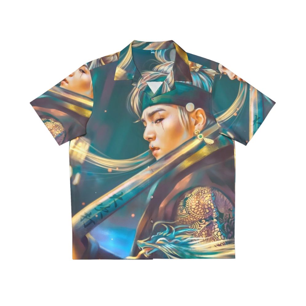 Agust D Daechwita Korean Dragon Print Hawaiian Shirt