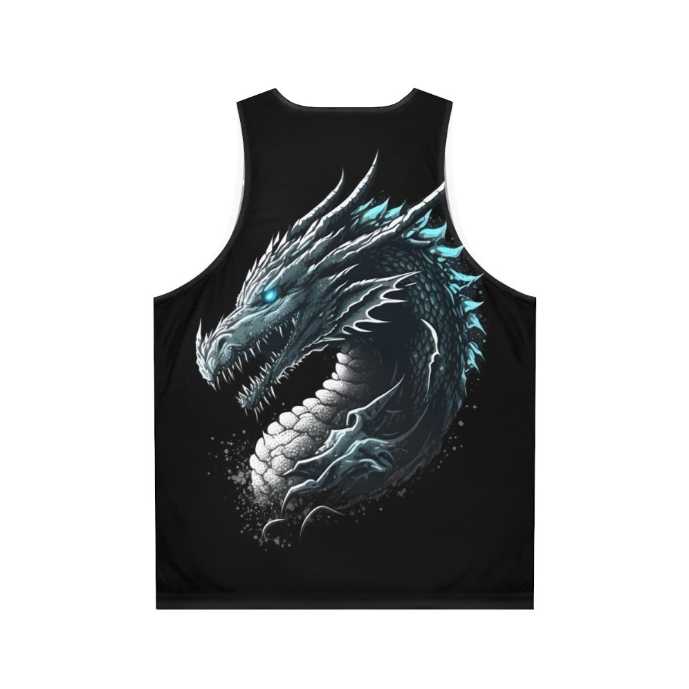 Fantasy dragon unisex tank top - Back