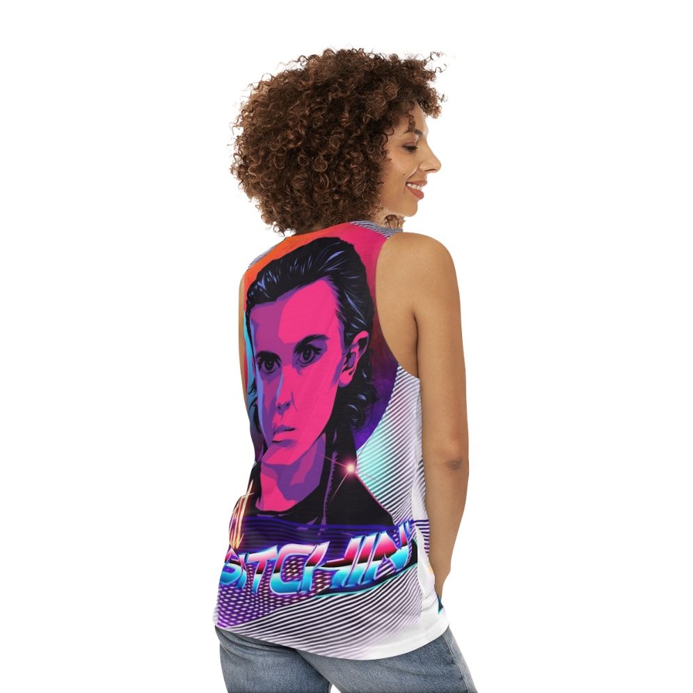 Eleven Stranger Things Unisex Tank Top - women back