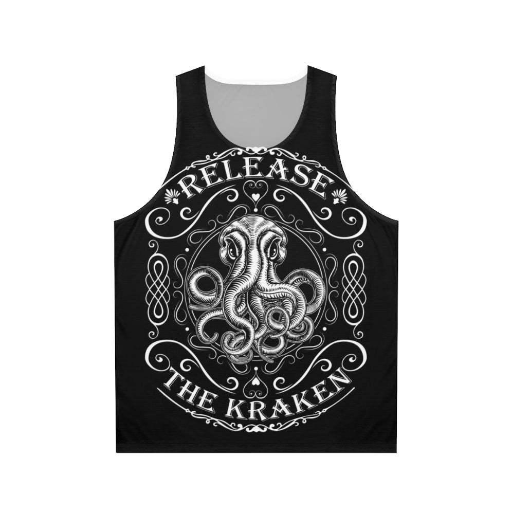 Unisex "Release The Kraken" Vintage-Inspired Tank Top