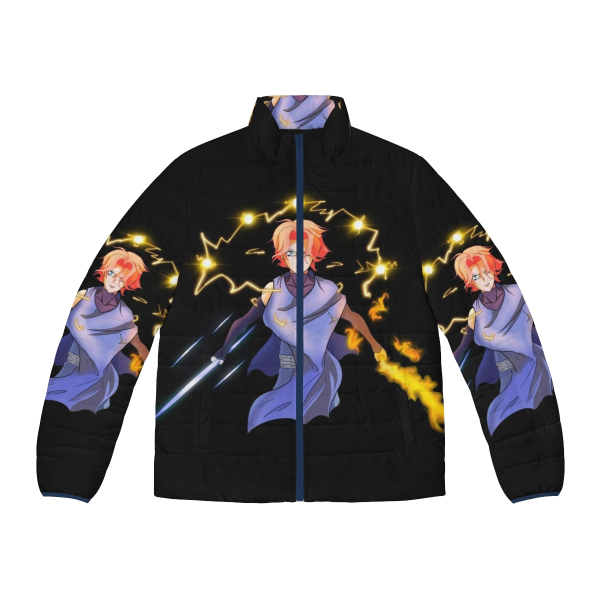 Sypha Belnades Castlevania fantasy art puffer jacket