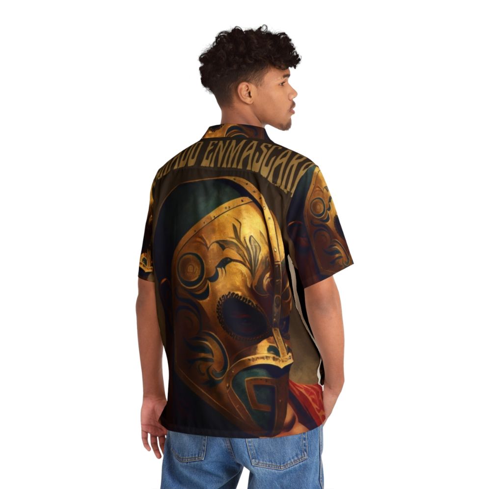 Masked Wrestler Hawaiian Shirt - People Back