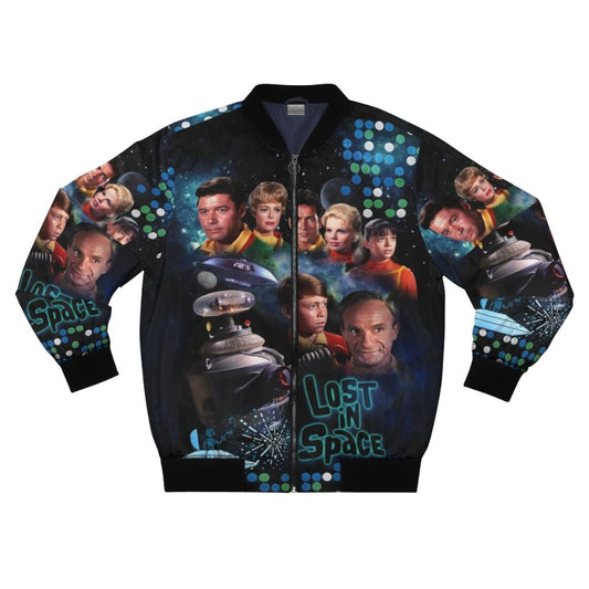 Lost in Space Season 2 Sci-Fi Bomber Jacket with Space and Planet Graphic