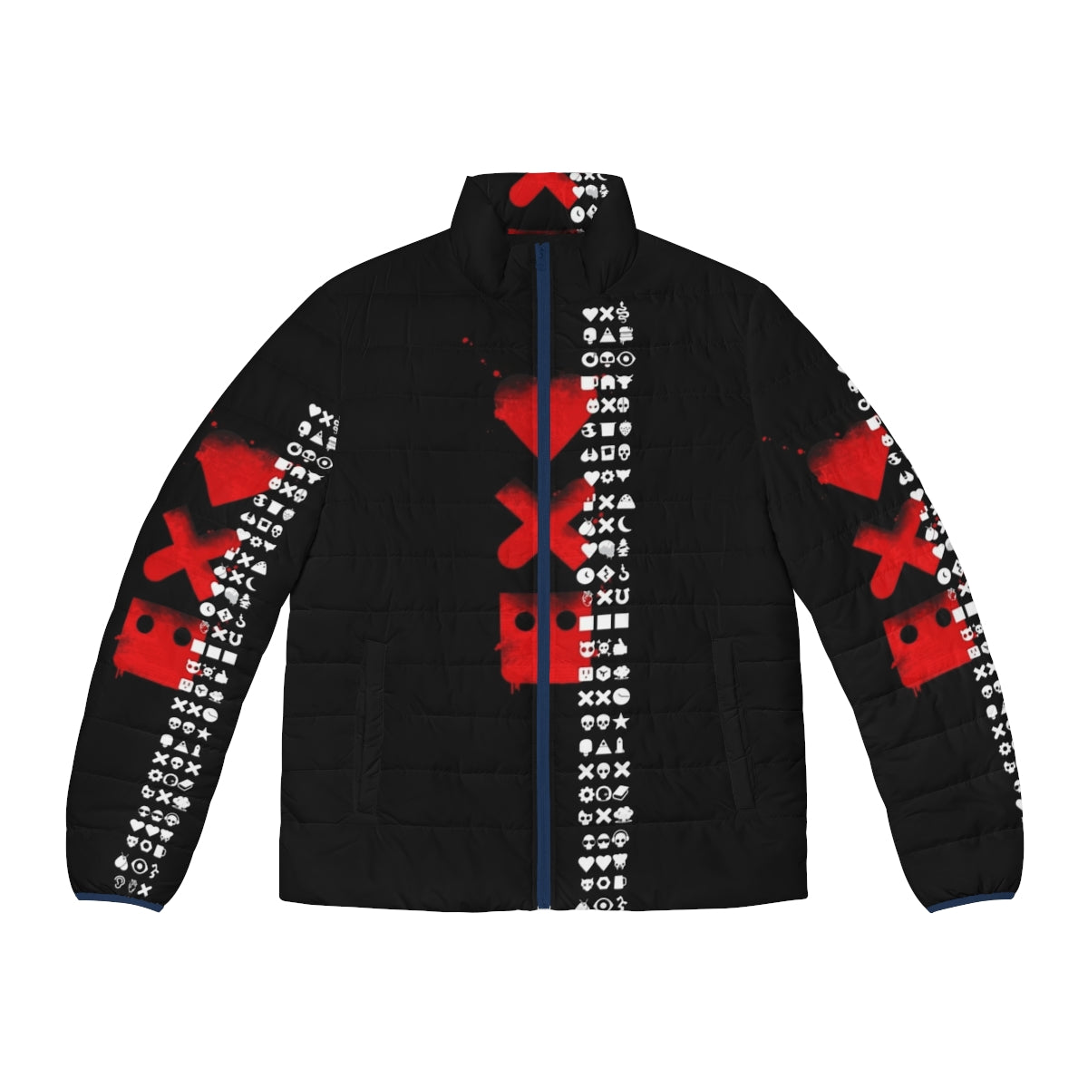 Love Death Robots 27 Episodes Puffer Jacket with 3D Pictogram Graphics