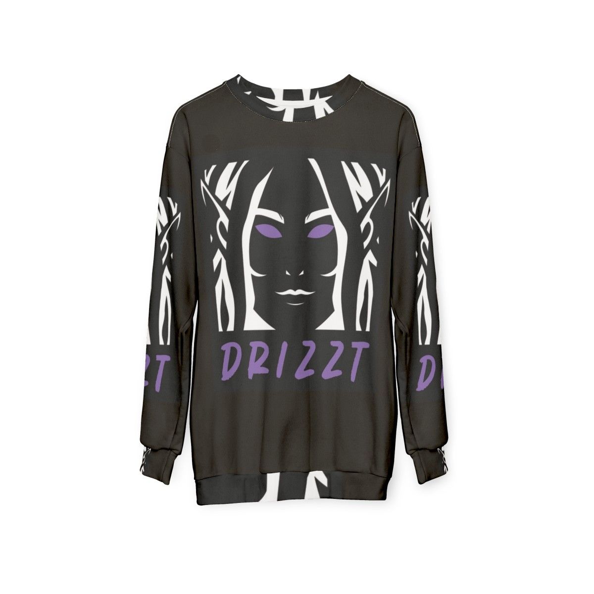 Drizzt Dark Elf Sweatshirt - hanging