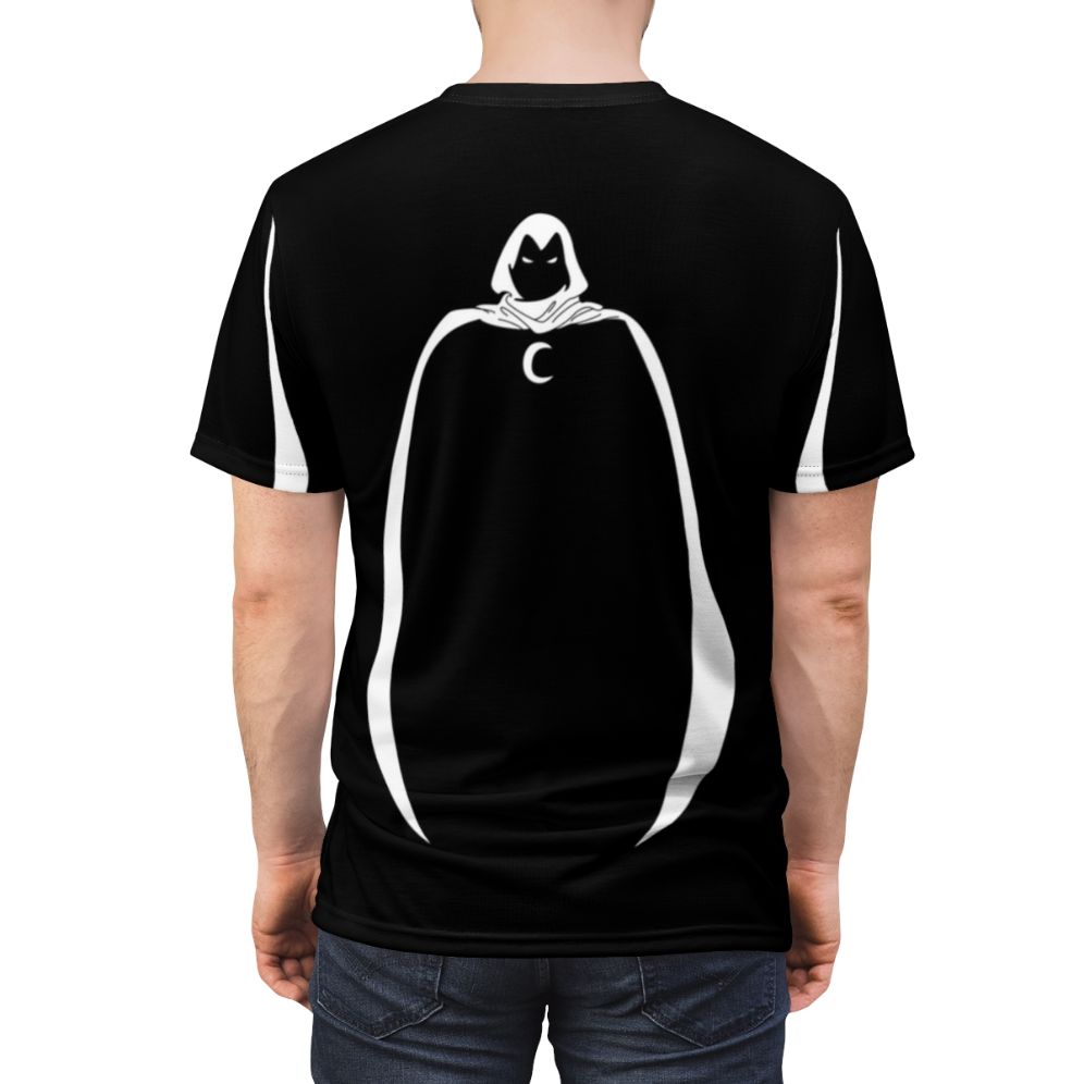 Crescent Crusader Moon Knight Inspired T-shirt - men back